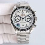 Omega Speedmaster 9900 Movement Chronograph Stainless Steel White Watch